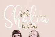 Hello Shalia - FONT TRIO, a Script Font by MissinkLab Studio (Thumbnail 1 of 8)