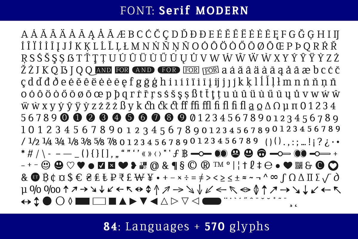 TYPEFACE Serif Modern FONT 9 Styles, a Serif Font by Typo Graphic Design (Photo 6 of 9)