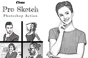 Faster Sketch Effect Ps Action, an Action Add-On by Studio Retouch (Thumbnail 5 of 34)