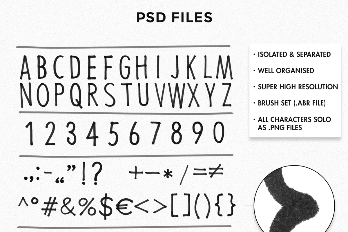 TWO REAL MARKER FONTS preview 3
