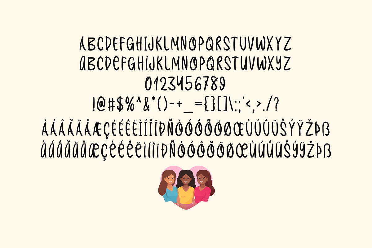 Women Progress Typeface, a Handwritten Font by Seemly Fonts (Photo 5 of 5)