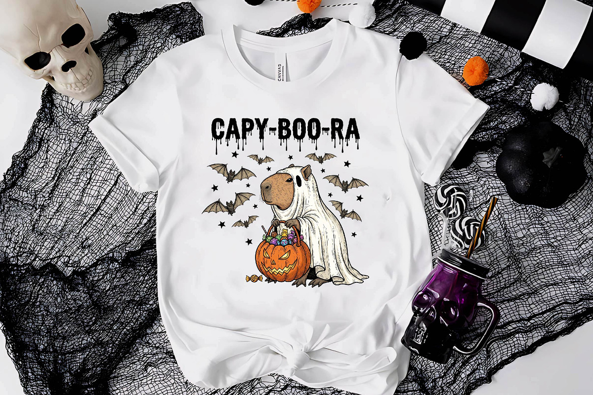 Halloween Capybara Sublimation PNG, an Illustration by Dream Creation (Photo 17 of 17)