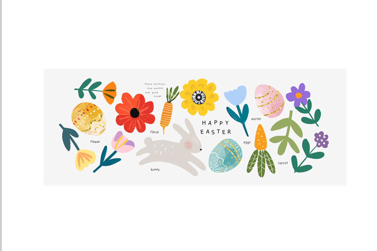 Happy Easter! Cute cards, a Decorative Illustration by Ardea-studio (Photo 3 of 3)