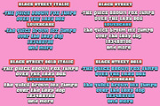 Black Street, a Sans Serif Font by Bramcreative (Thumbnail 9 of 11)