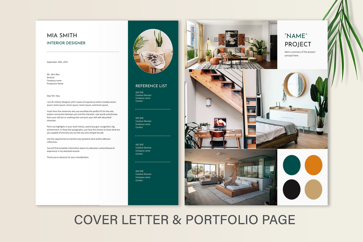 Interior Designer Resume Portfolio, a Resume Template by Stanin Studio (Photo 3 of 10)