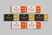 Gift Voucher Mockup, an Advertising Mockup by GraphicWindow (Thumbnail 4 of 7)