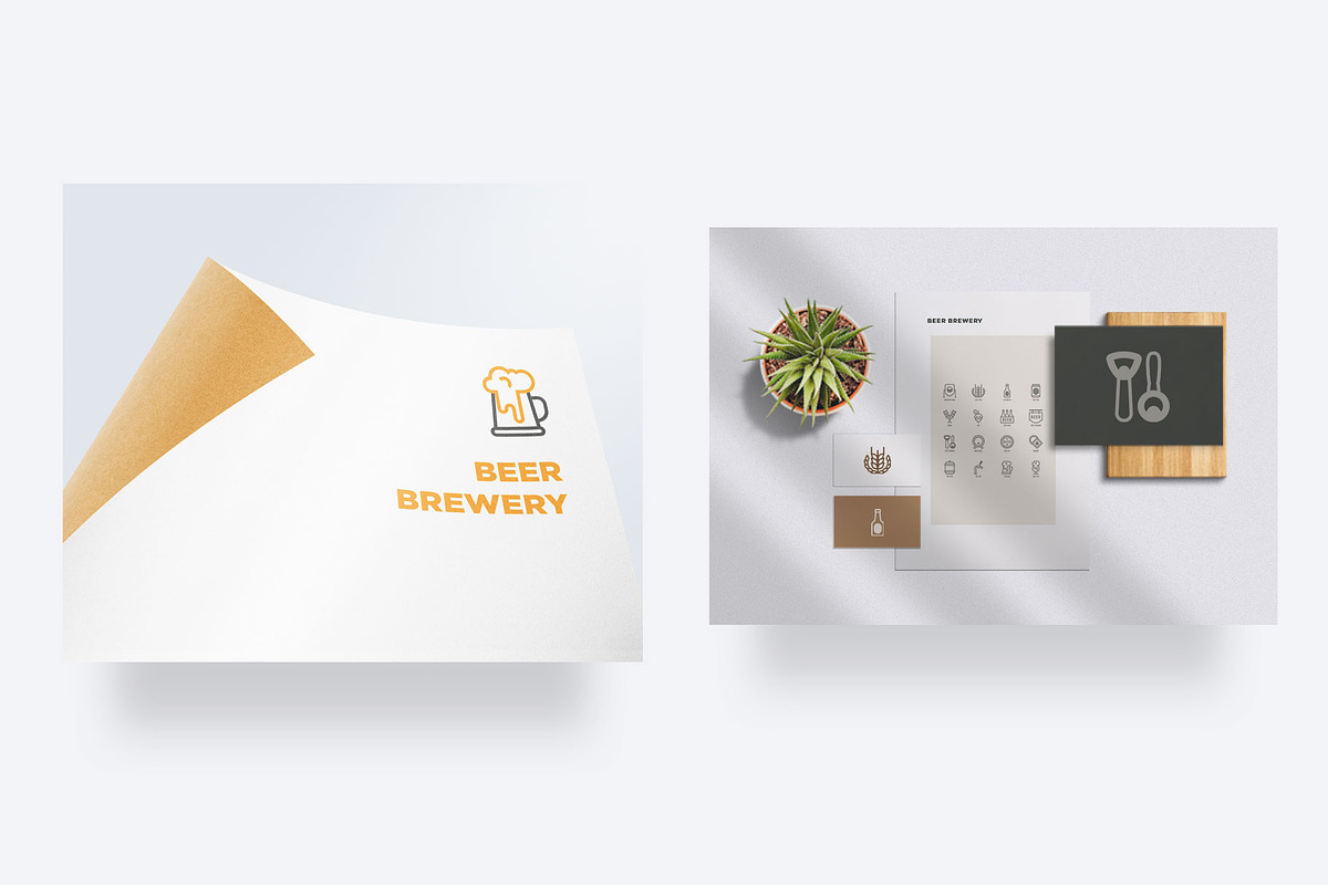 Beer Brewery | 32 Icons Set, an Outline Icon by Marina Silence (Photo 7 of 17)