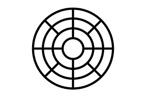 Color Circle Line Icon, an Icon by Pexelpy