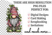Christmas Santa Gnome Clipart, an Illustration by Daily.Designs (Thumbnail 2 of 5)