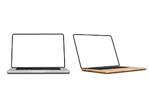Modern laptop mockup collection for, a Technology Illustration by art PVP - market