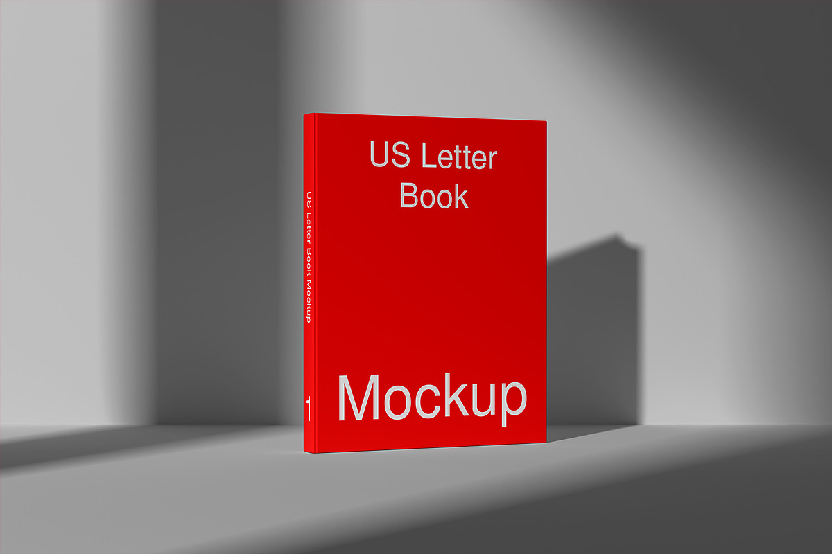 US Letter Book Mockup - 8 Views, a Books & Magazine Mockup by Illusiongraphic (Photo 2 of 23)