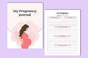 Editable MY Pregnancy Journal Canva, a Stationery Template by Shumaya (Thumbnail 5 of 5)