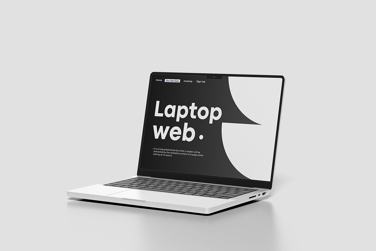 Laptop Mockup, a Mac Mockup by seramoe (Photo 2 of 5)