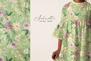 Spring Botanical Floral Pattern, a Pattern Graphic by SirenaArt (Thumbnail 13 of 17)