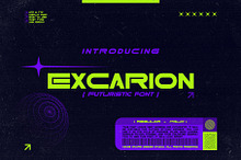 Excarion - Futuristic Font