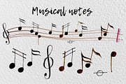 Musical instruments set, an Illustration by MiraBell (Thumbnail 6 of 6)