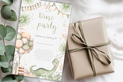 Dinosaur party, an Animal Illustration by NellyaEgorova (Thumbnail 6 of 10)