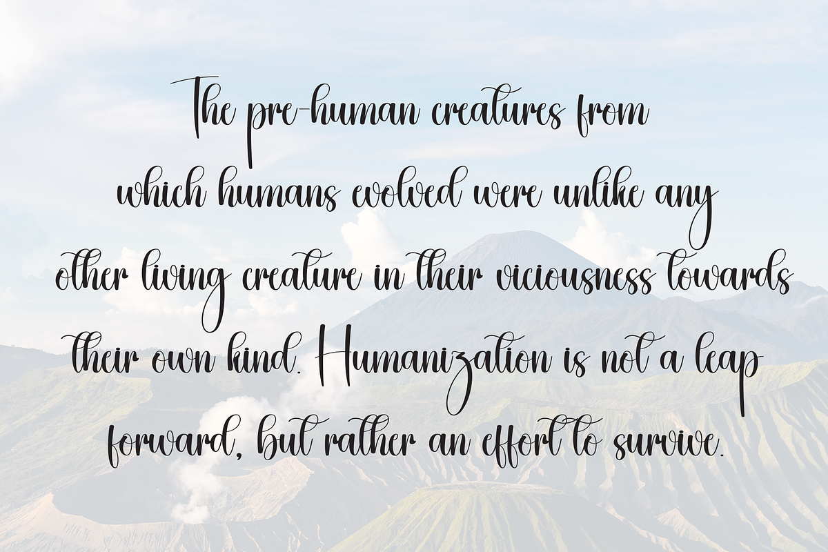 Water | Script Font, a Handwritten Font by Scratchones (Photo 6 of 9)