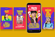 International Youth Day Canva & Inst, a Social Media Template by Attype (Thumbnail 4 of 4)