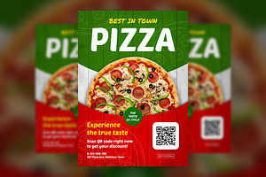 Italian Pizza Restaurant A4 Flyer