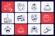 English Doodle Icon, an Outline Icon by Vectors Market (Thumbnail 6 of 8)
