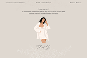 Minimal Woman Fashion Cliparts, an Illustration by Saga Design Studio (Thumbnail 4 of 4)
