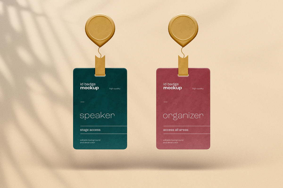 ID badge & business card mockup, a Product Mockup by dpi (Photo 5 of 16)