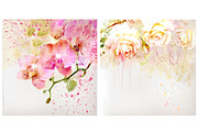 10 Floral watercolor posters, a Decorative Illustration by Anna Guz's Store (Thumbnail 4 of 12)