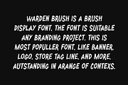 Warden Brush - Marker Font, a Handwritten Font by QR Design Studio (Thumbnail 4 of 6)