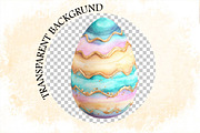 Whimsical Pastel Easter Egg Clipart, an Illustration by SVGArt (Thumbnail 7 of 7)
