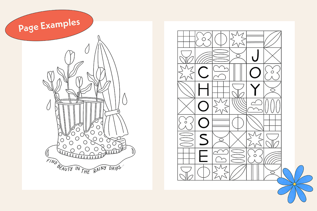 Speaking Kindly Coloring Pages, an Illustration by portice_studio (Photo 3 of 5)