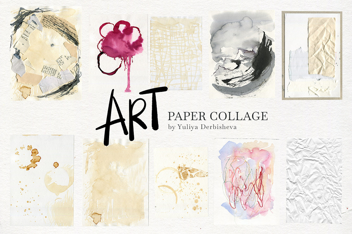 Art Paper collage element scraps, an Object Graphic by Yuliya Derbisheva (Photo 6 of 12)