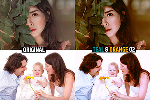 Orange & Teal 30 Cinematic FILM LUTS