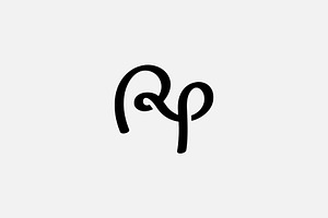 Creative R P Letter Logo