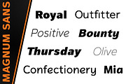 Magnum Sans, a Sans Serif Font by FontMesa (Thumbnail 3 of 5)