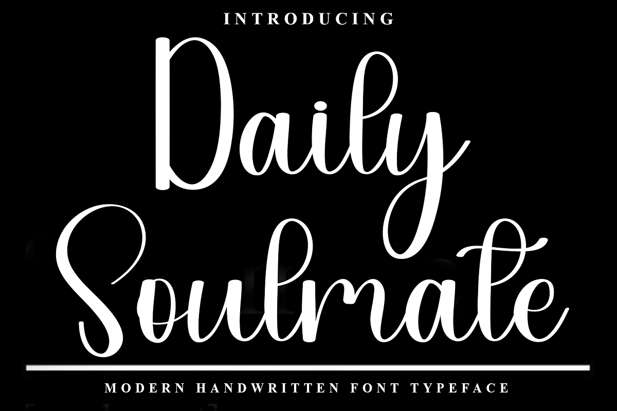Daily Soulmate, a Handwritten Font by FreshTypeINK (Photo 1 of 8)