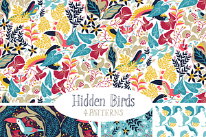 Hidden Birds - Pattern Set