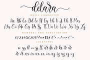 Delara Script, a Script Font by Nissa Studio (Thumbnail 11 of 12)