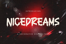 Nicedreams - Drip Decorative Font