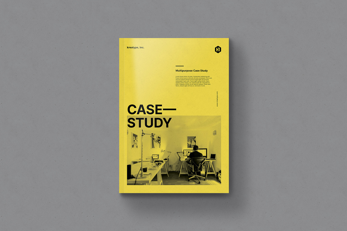 Kreatype Case Study, a Brochure Template by Kreatype Studio (Photo 1 of 17)