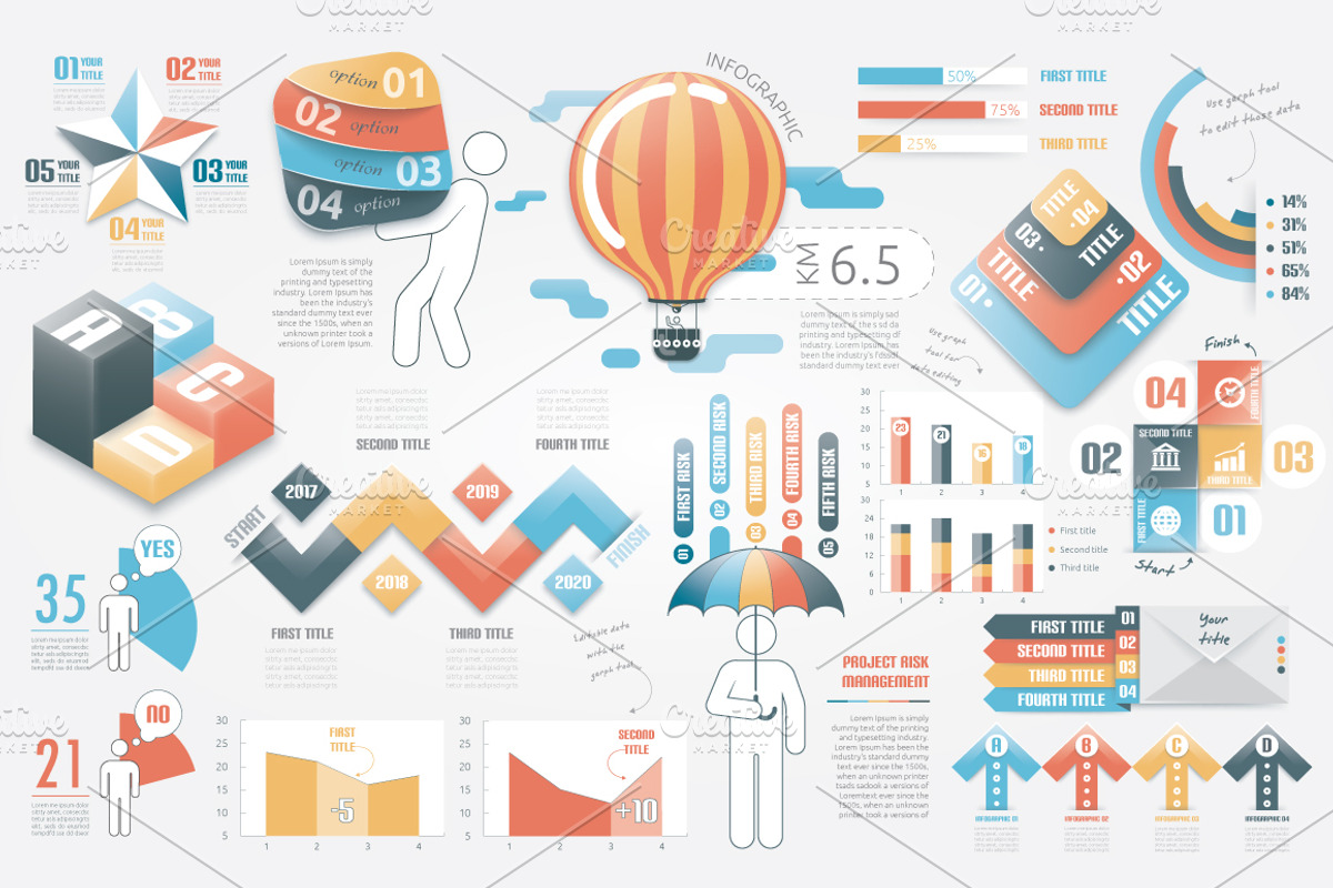 52% OFF Infographic Bundle, a Presentation Template by Infographic Paradise (Photo 7 of 7)