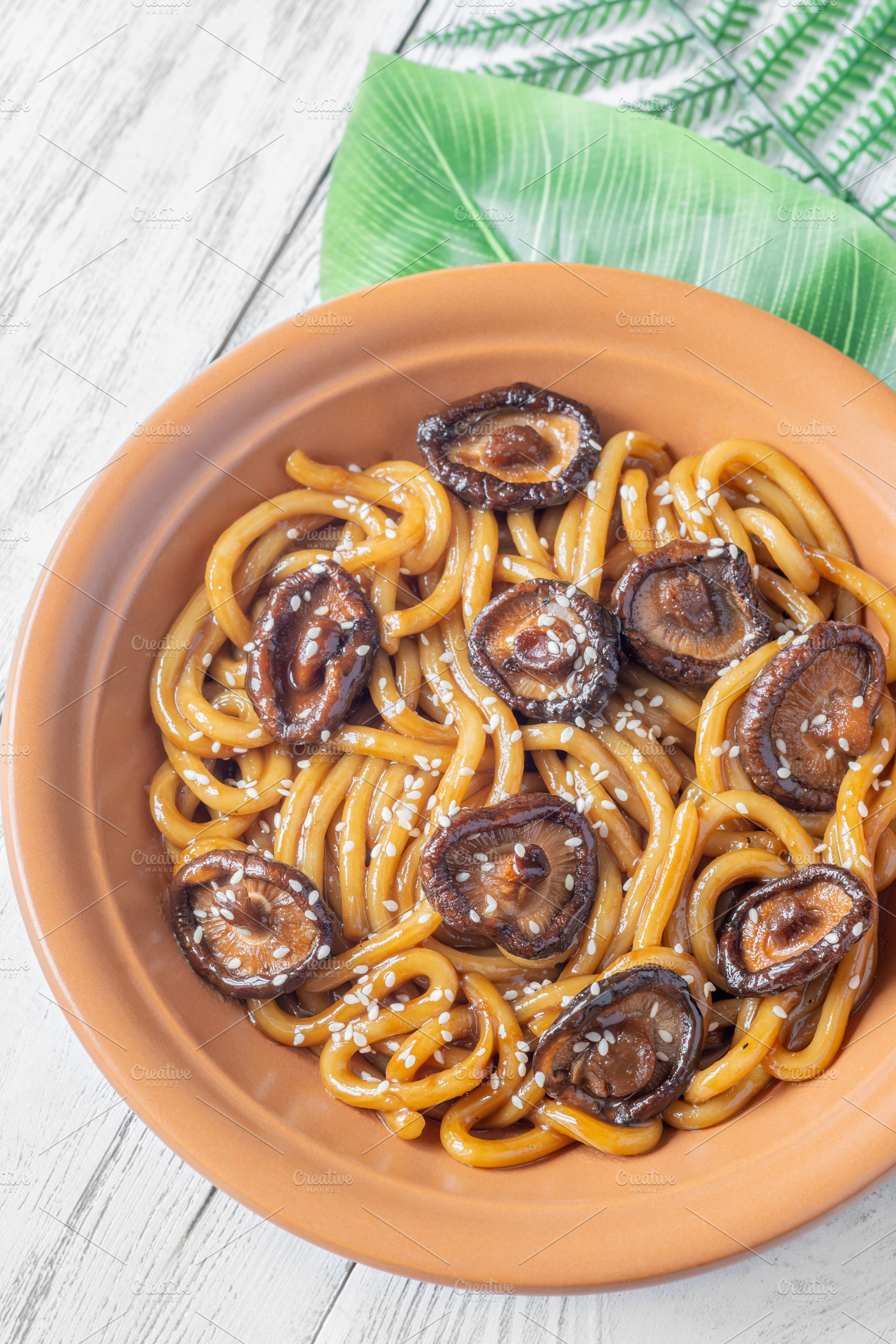 Udon Noodles with Soy Unagi Sauce, a Food & Drink Photo by Alexander Prokopenko