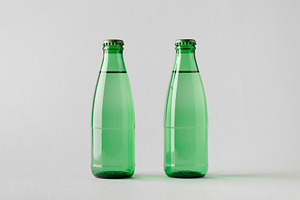 Water bottle mockup JPEG, a Food & Drink Photo by Shablon