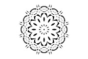 Modern Black and White Mandala Pack, a Decorative Illustration by NJ Himel (Thumbnail 71 of 101)