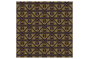 Art deco-inspired geometric pattern