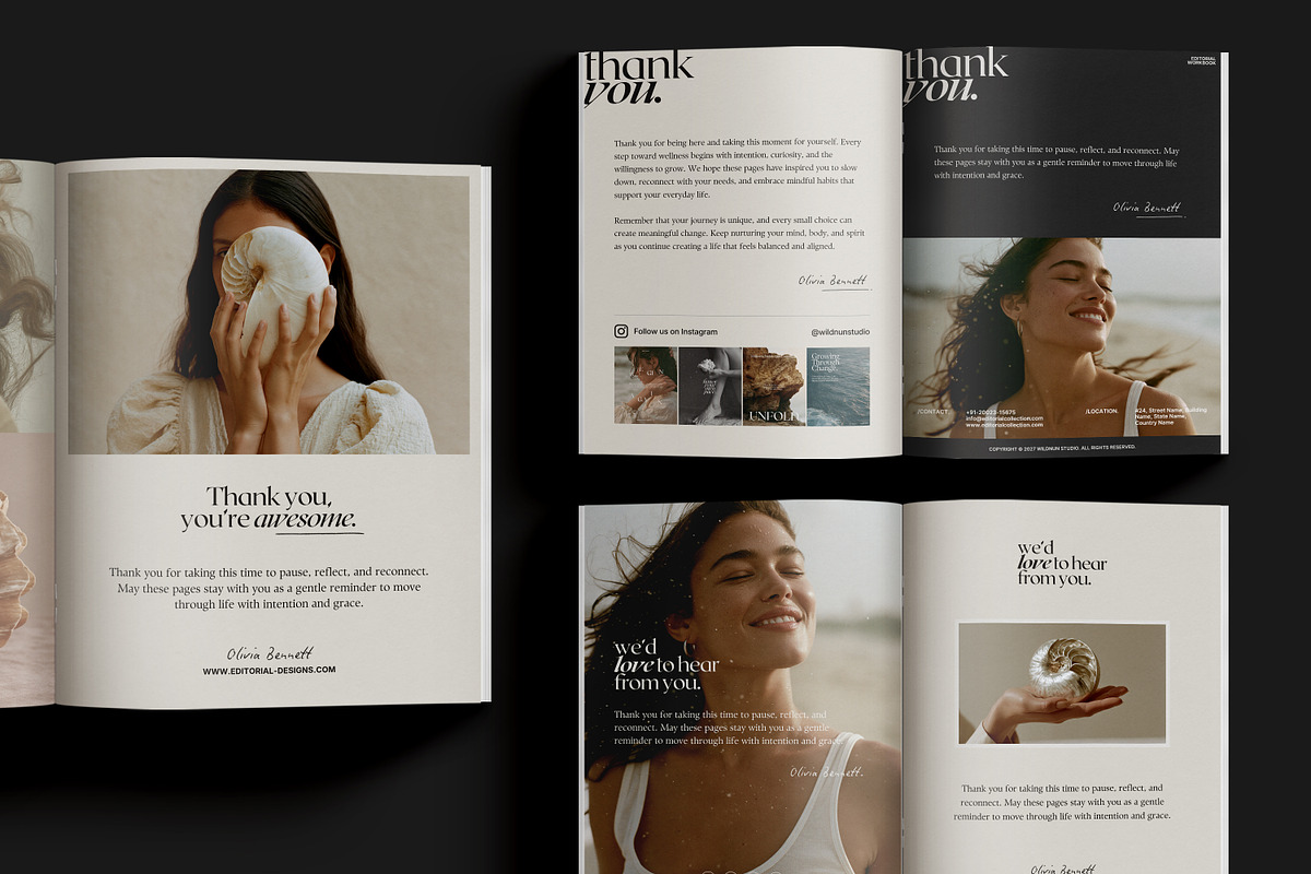 Editorial Workbook Template, a Magazine Template by Wildnun Studio (Photo 21 of 24)