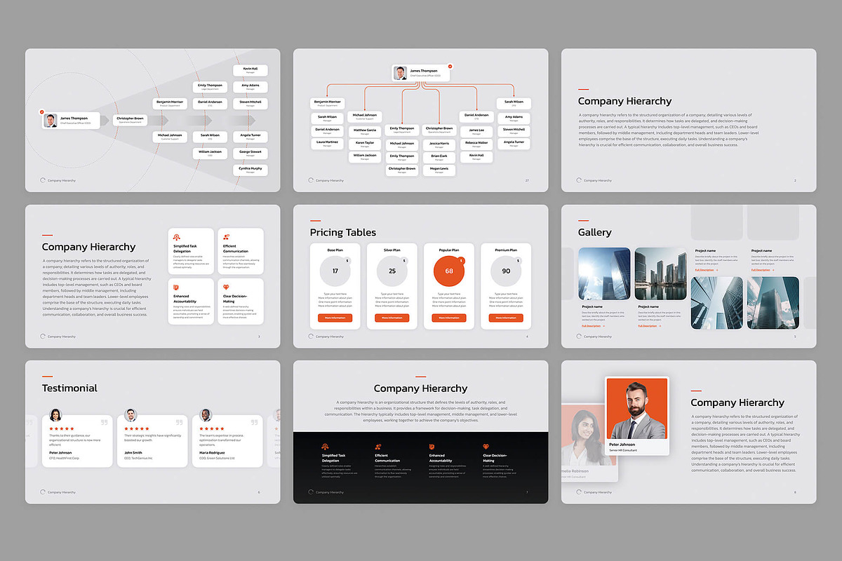 Company Hierarchy for PowerPoint, a Presentation Template by HiSlide.io (Photo 4 of 4)