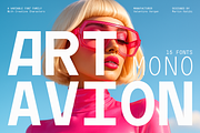 Artavion Mono - Monospace Typeface, a Sans Serif Font by Valentino Vergan (Thumbnail 1 of 14)
