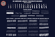 Procreate Linocut Brush Bundle, a Brush Add-On by AlwaysBeColoring (Thumbnail 3 of 11)