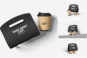 Coffee Cup Holder Mockup, a Product Mockup by MrLetters (Thumbnail 1 of 5)